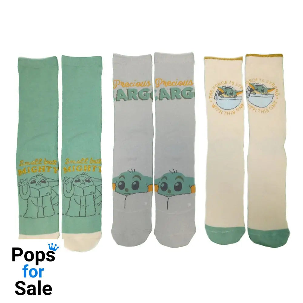Star Wars The Mandalorian Socks 3-Pack Grogu S-M