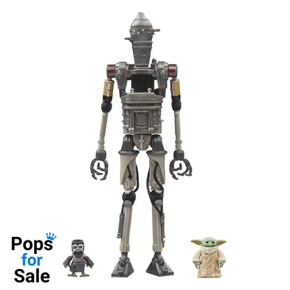 Star Wars: The Mandalorian Vintage Collection Action Figure 3-Pack IG-12, Grogu & Anzellan 10 cm