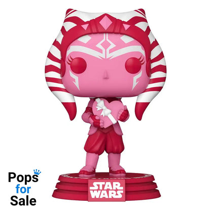 Star Wars Valentines POP! Star Wars Vinyl Figure Ahsoka 9 cm POP! Figures