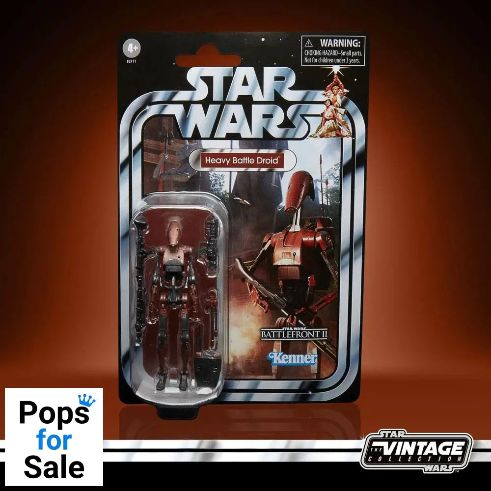 Star Wars Vintage Collection Gaming Greats Action Figure 2021 Heavy Battle Droid (Battlefront II)
