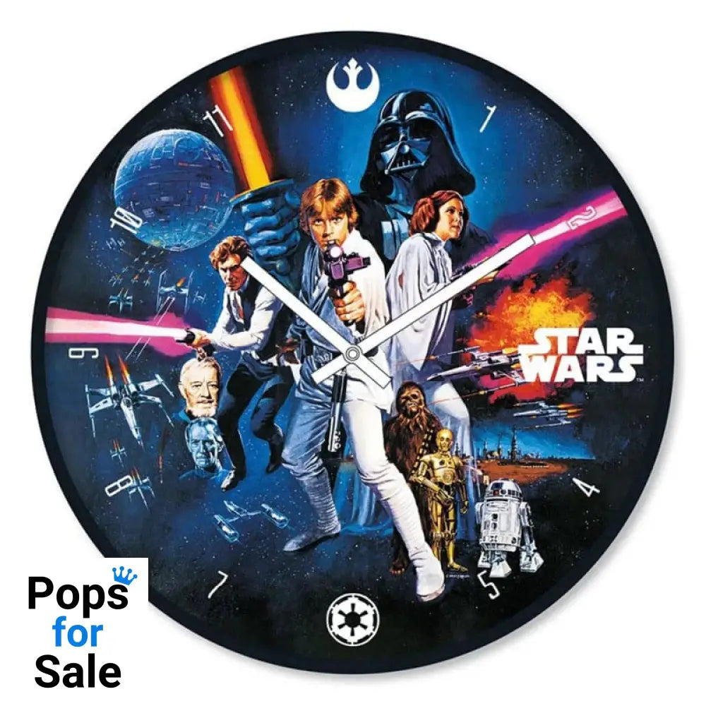 Star Wars Wall Clock New Hope