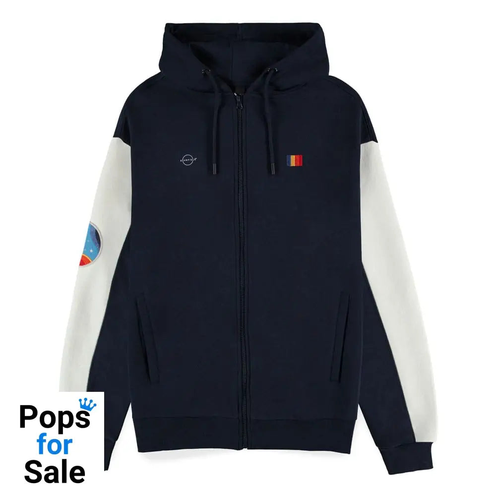 Starfield Zipper Hoodie Monochrome Emblem Size XXL