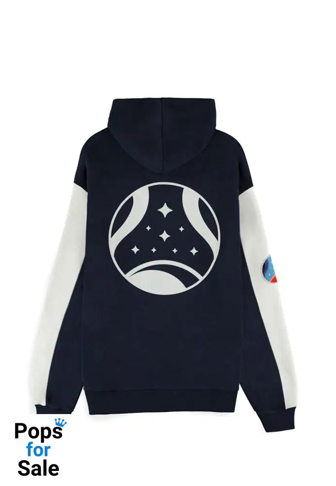 Starfield Zipper Hoodie Monochrome Emblem Size XXL