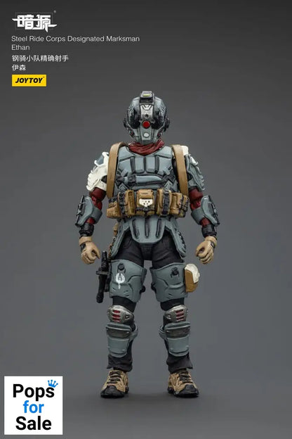 Steel Ride Corps Dark Source Action Figur Designated Marksman Ethan 7 cm Action figures