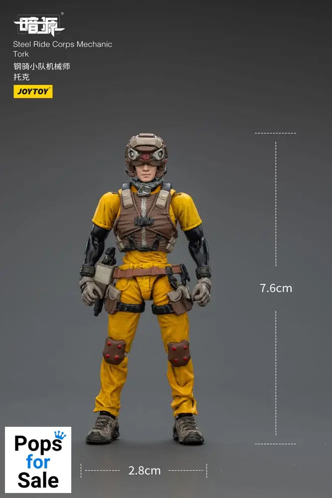 Steel Ride Corps Dark Source Action Figur Mechanic Tork 7 cm