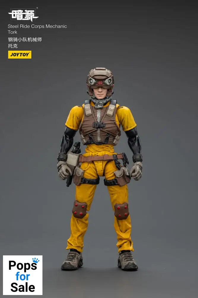 Steel Ride Corps Dark Source Action Figur Mechanic Tork 7 cm