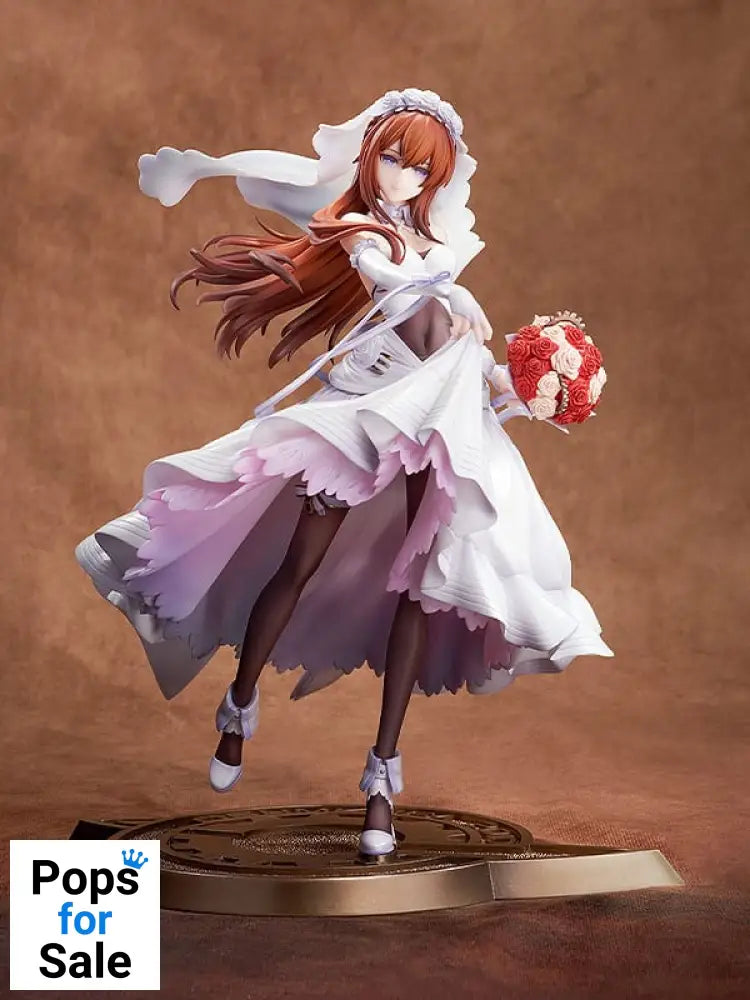 Steins Gate PVC Statue 1/7 Kurisu Makise: Wedding Dress Ver. 26 cm
