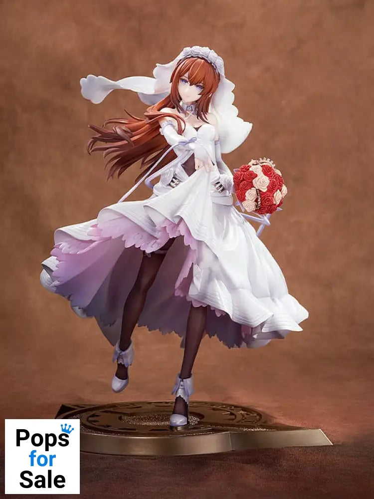 Steins Gate PVC Statue 1/7 Kurisu Makise: Wedding Dress Ver. 26 cm