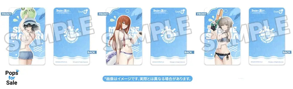 Steins Gate PVC Statues 3-Pack 1/7 Suzuha Amane, Kurisu Makise, Mayuri Shiina Swimsuit Ver.