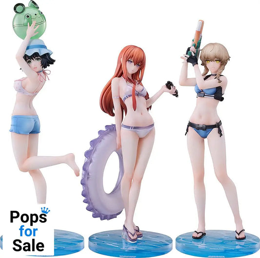 Steins Gate PVC Statues 3-Pack 1/7 Suzuha Amane, Kurisu Makise, Mayuri Shiina Swimsuit Ver.
