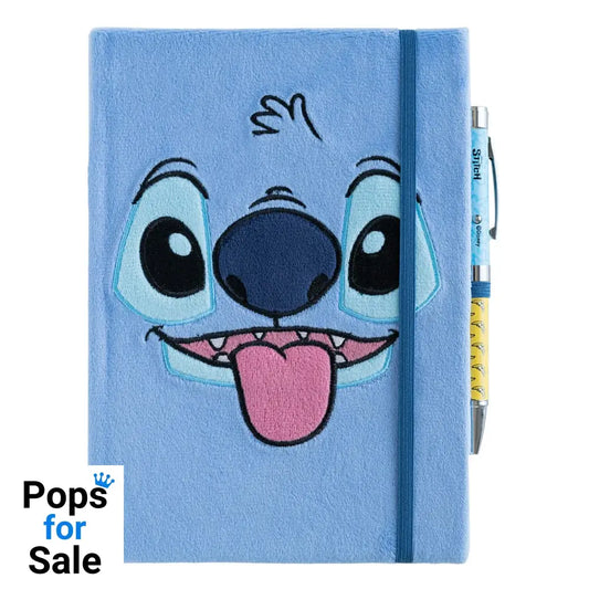 Stitch Premium Plush Notebook A5 with pen Tropical