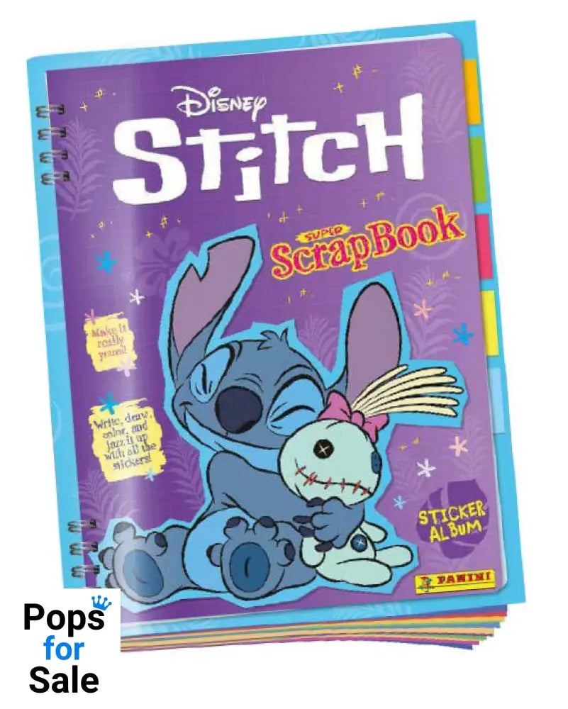 Stitch Super ScrapBook Sticker Collection Album *German Version*