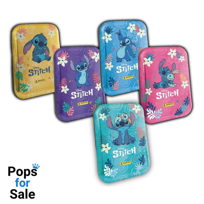 Stitch Super Scrapbook Trading Cards Pocket Tins Case (5) Trading cards