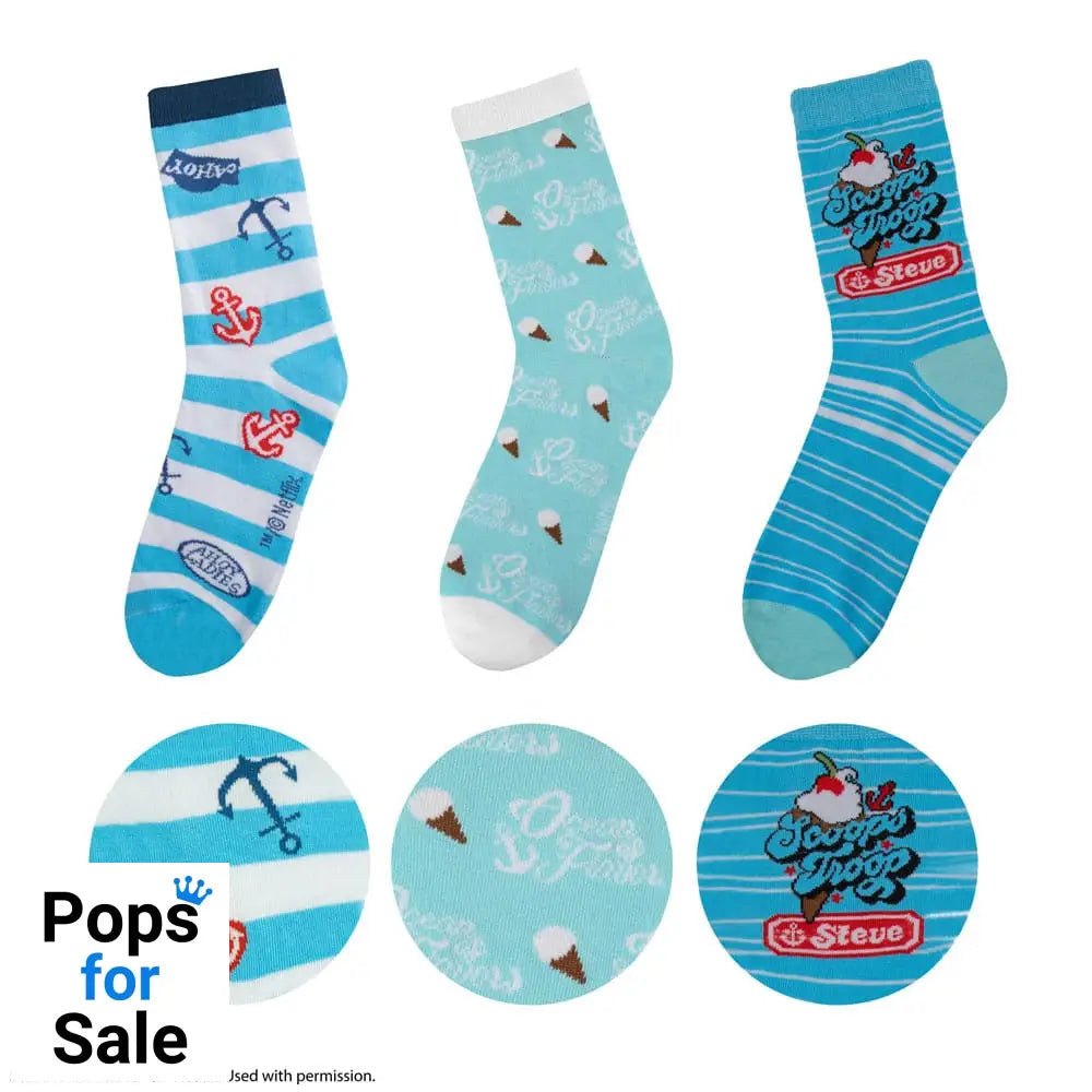 Stranger Things: 1680 Set of 3 Socks