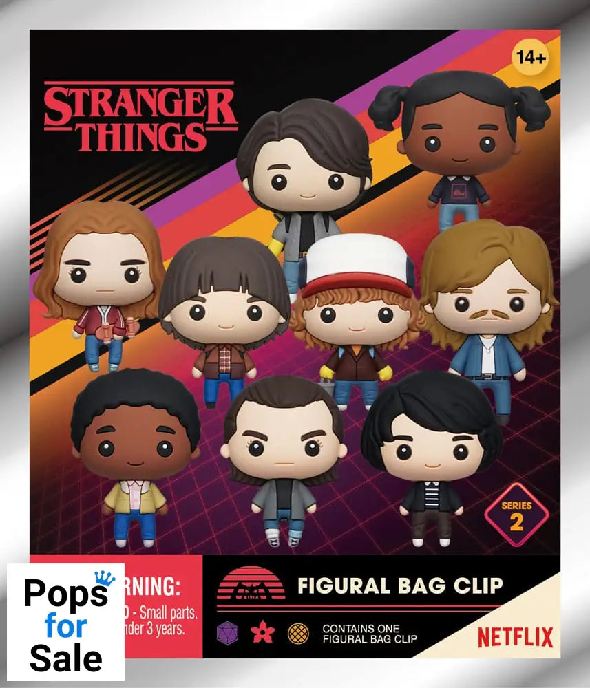 Stranger Things 3D PVC Bag Clips  Series 2 Display (24)
