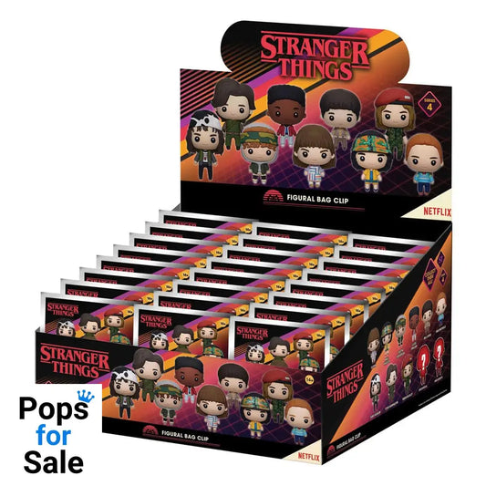 Stranger Things 3D PVC Bag Clips Series 4 Display (24)