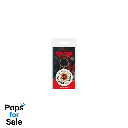 Stranger Things 4 Rubber Keychain Fireball Him 6 cm Keyrings