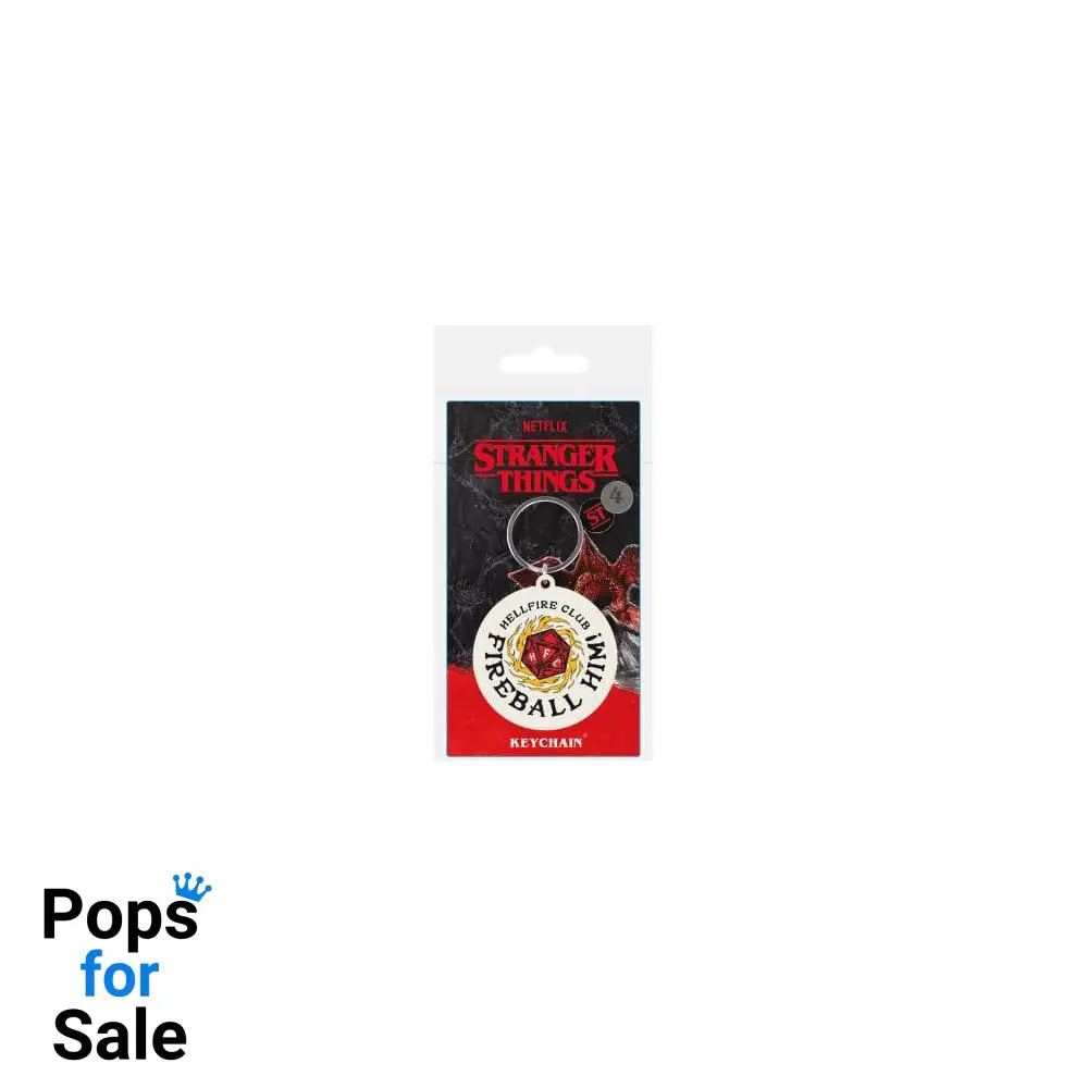Stranger Things 4 Rubber Keychain Fireball Him 6 cm
