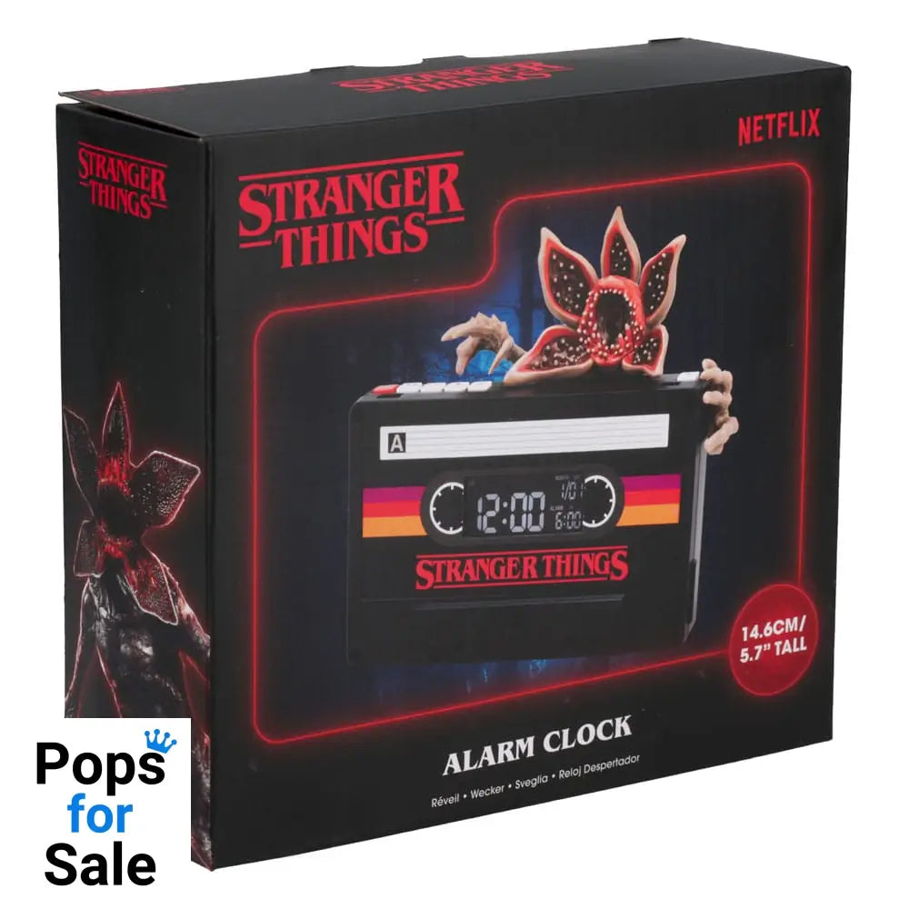 Stranger Things 5 Alarm Clock Demogorgon Cassette 15 cm Clocks & Watches