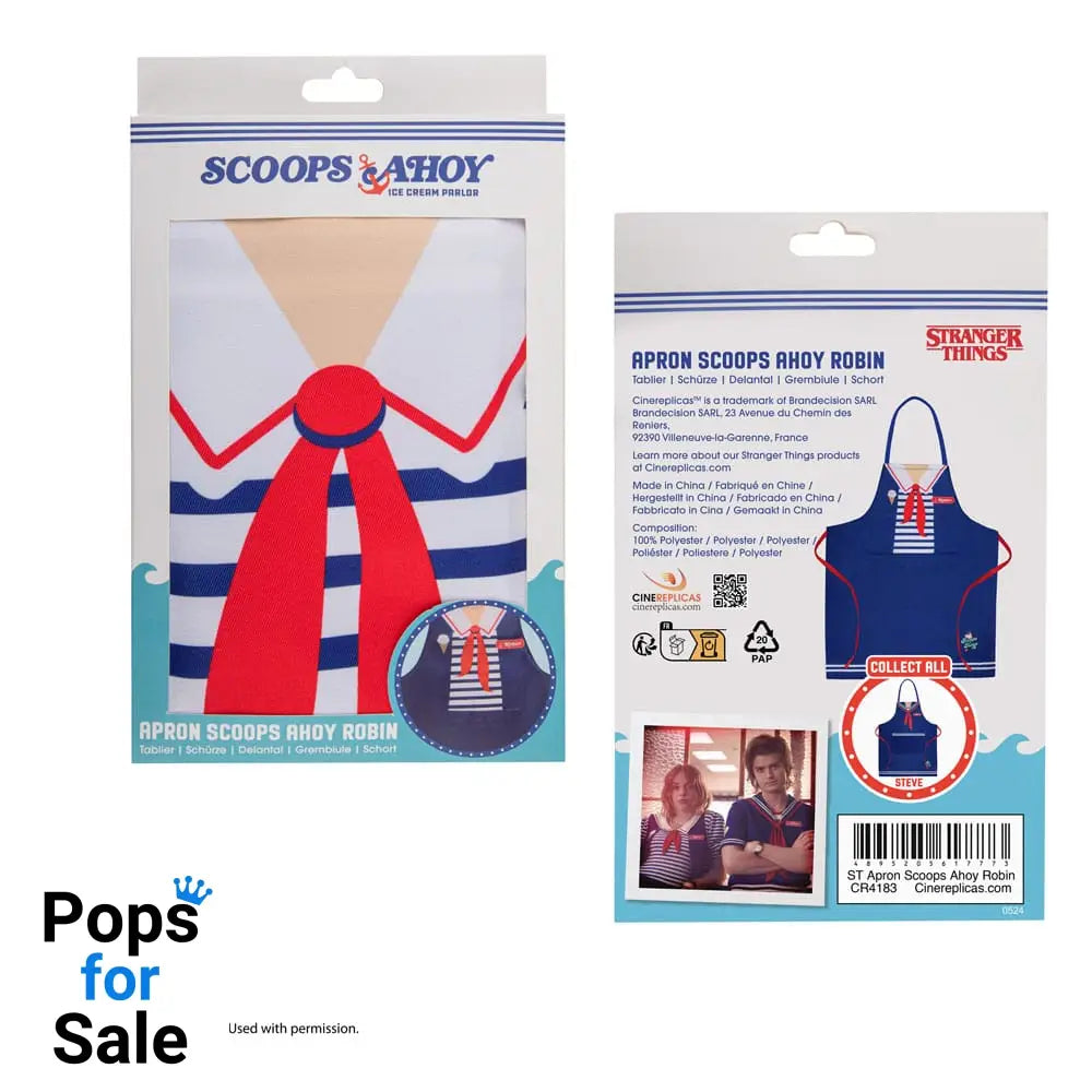 Stranger Things Apron Scoops Ahoy Robin