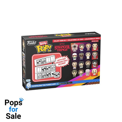 Stranger Things Bitty POP! Vinyl Figure 4-Pack Hopper 2,5 cm