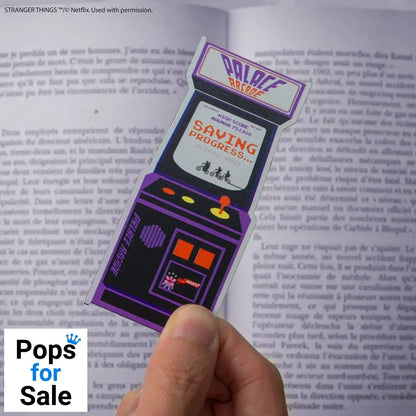 Stranger Things Bookmark Arcade Metal