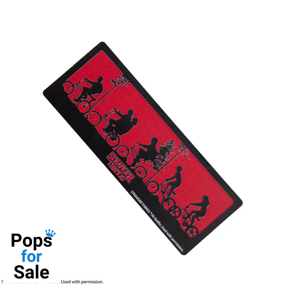 Stranger Things Bookmark Silhouette Metal