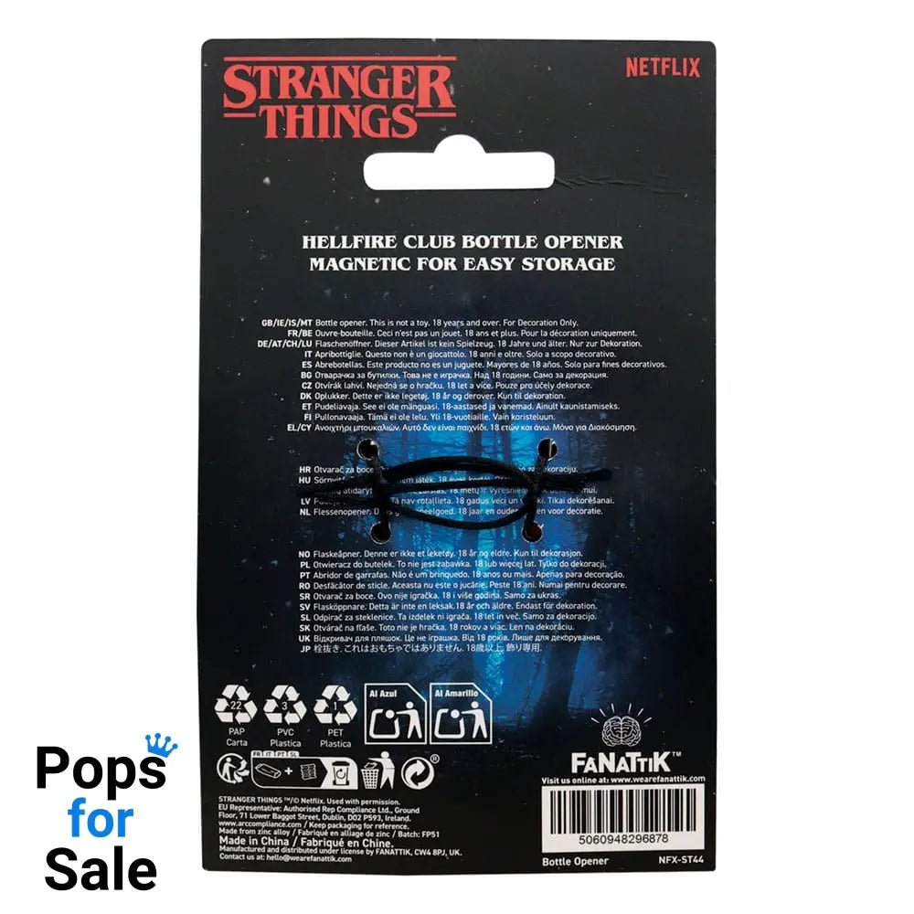 Stranger Things Bottle Opener Hellfire Club