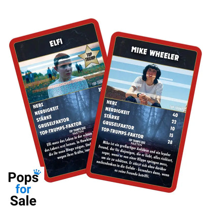 Stranger Things Card Game Top Trumps Collectables *German Version* Playing cards