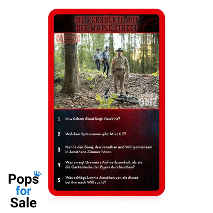 Stranger Things Card Game Top Trumps Quiz *German Version*