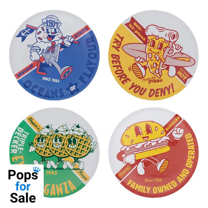 Stranger Things Coaster 4-Pack Glasses & Coasters