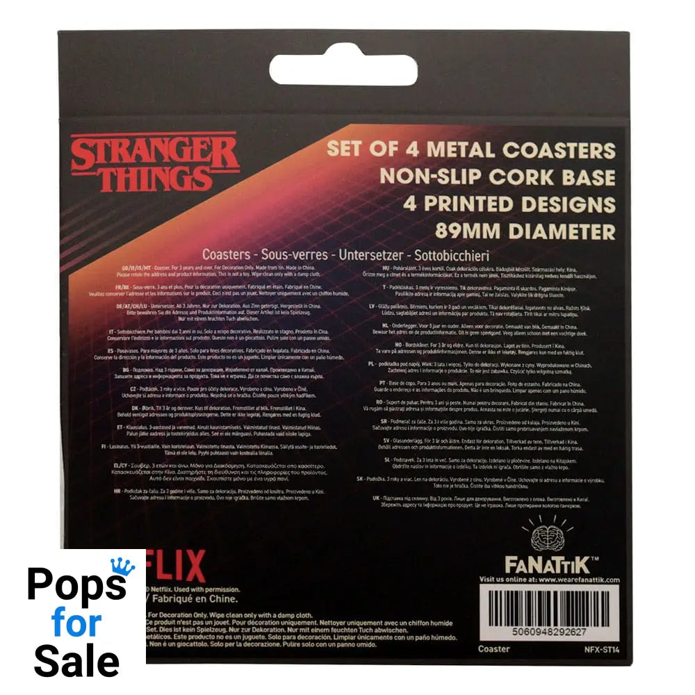 Stranger Things Coaster 4-Pack