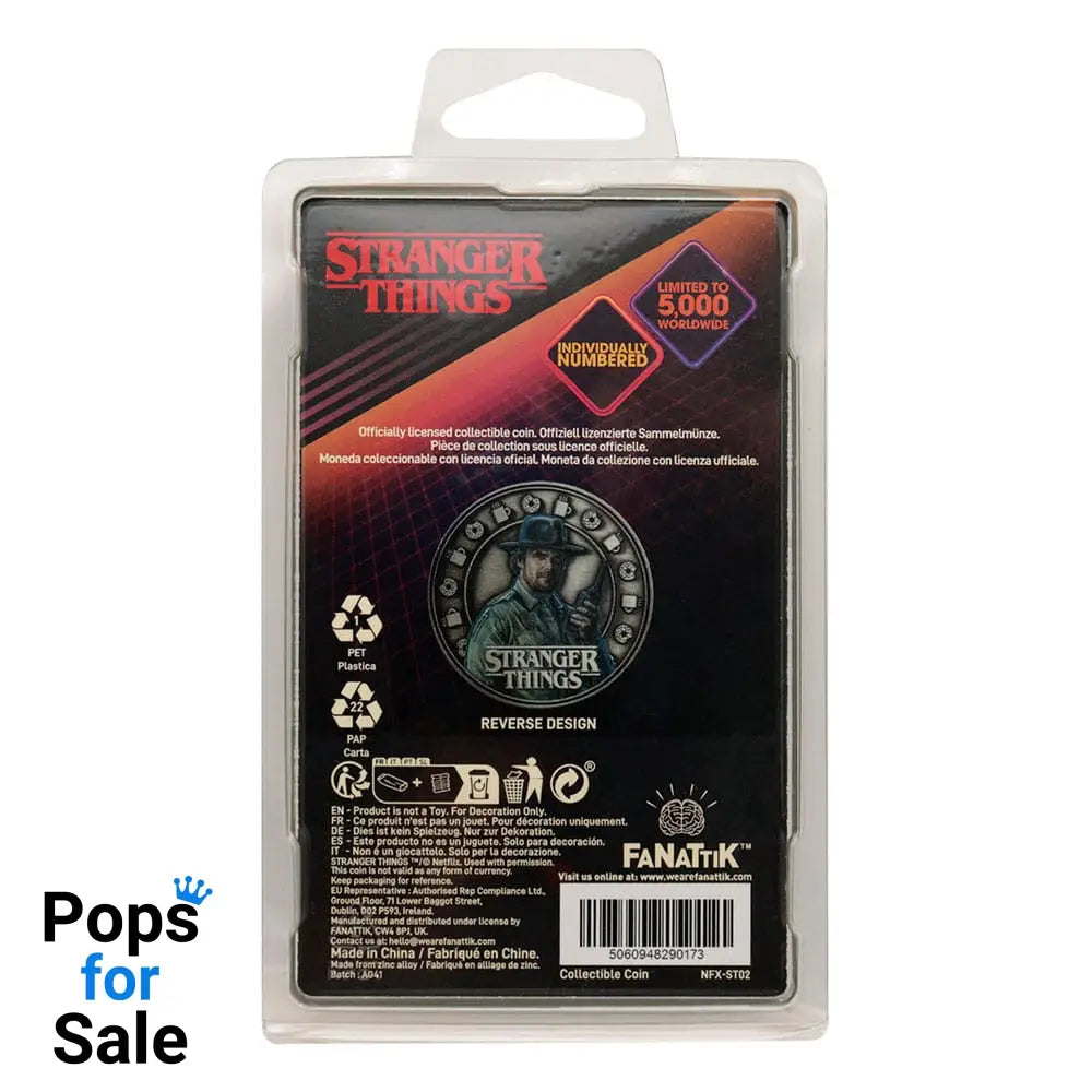 Stranger Things Collectable Coin Eleven & Hopper 4 cm