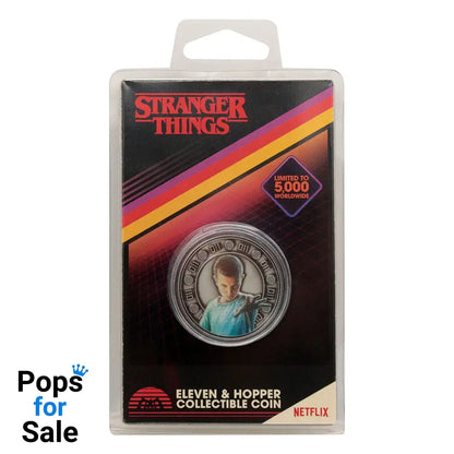Stranger Things Collectable Coin Eleven & Hopper 4 cm