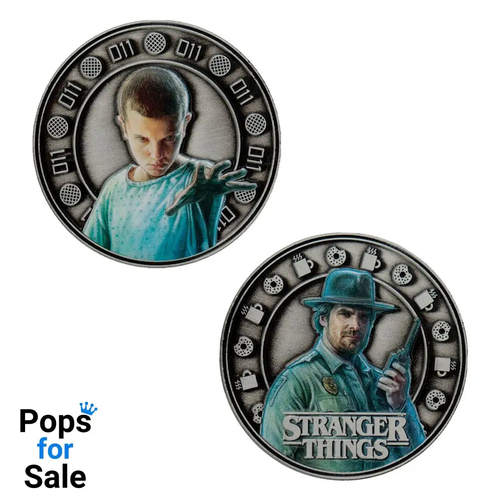 Stranger Things Collectable Coin Eleven & Hopper 4 cm Coins