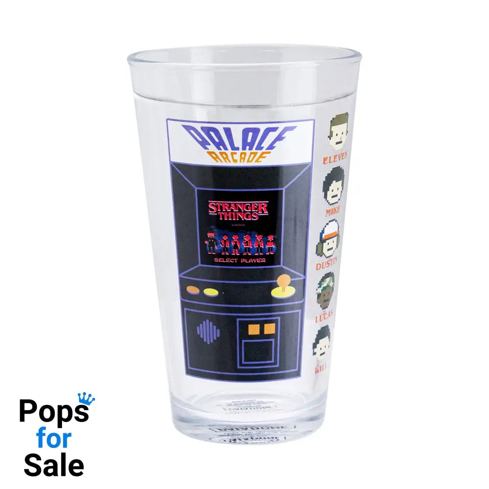 Stranger Things Drinking glass with thermo effect Arcade 400 ml