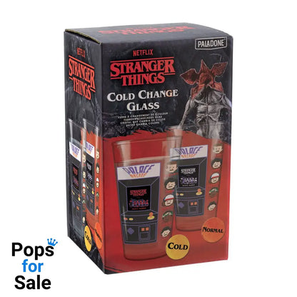 Stranger Things Drinking glass with thermo effect Arcade 400 ml