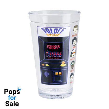 Stranger Things Drinking glass with thermo effect Arcade 400 ml Glasses & Coasters