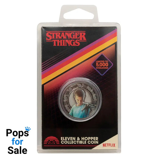 Stranger Things Eleven and Hopper Coin