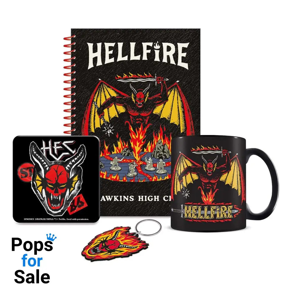 Stranger Things Gift Set Hellfire Club Stationery