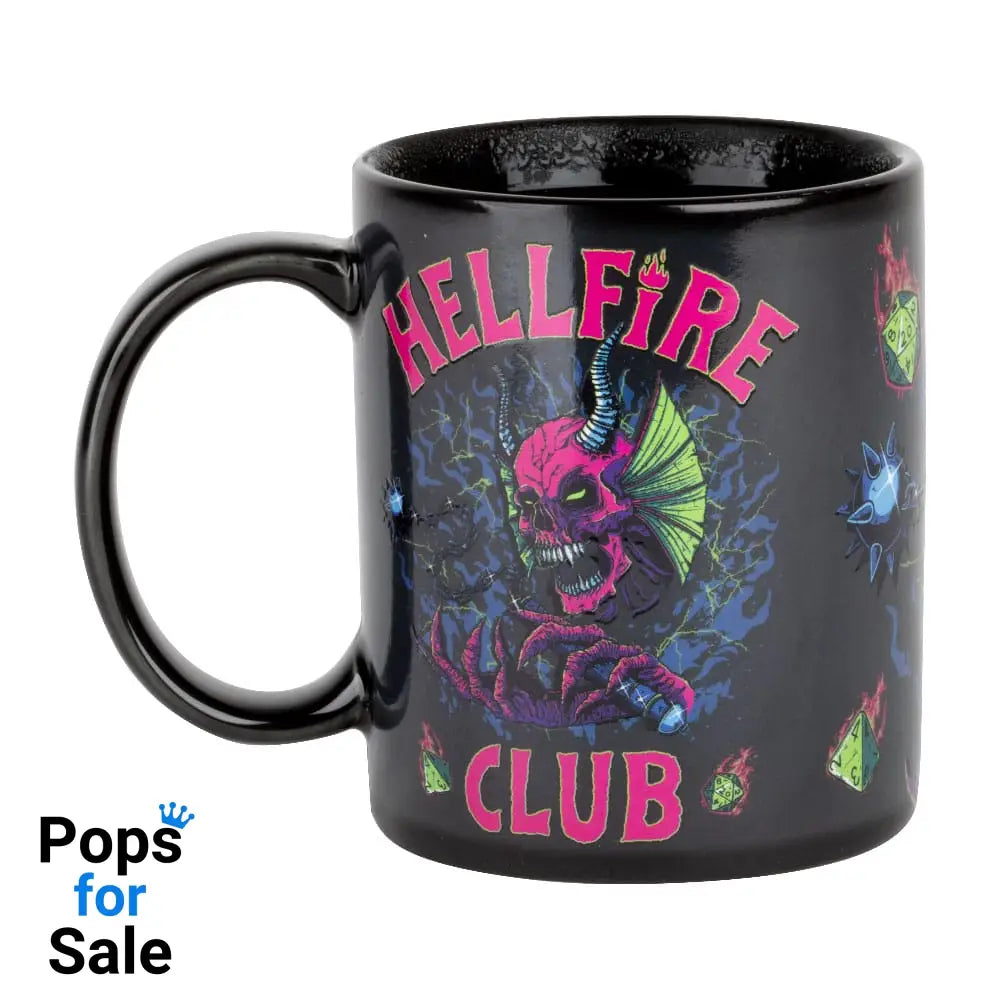 Stranger Things Heat Change Mug Hellfire Club 320 ml Cups & Mugs