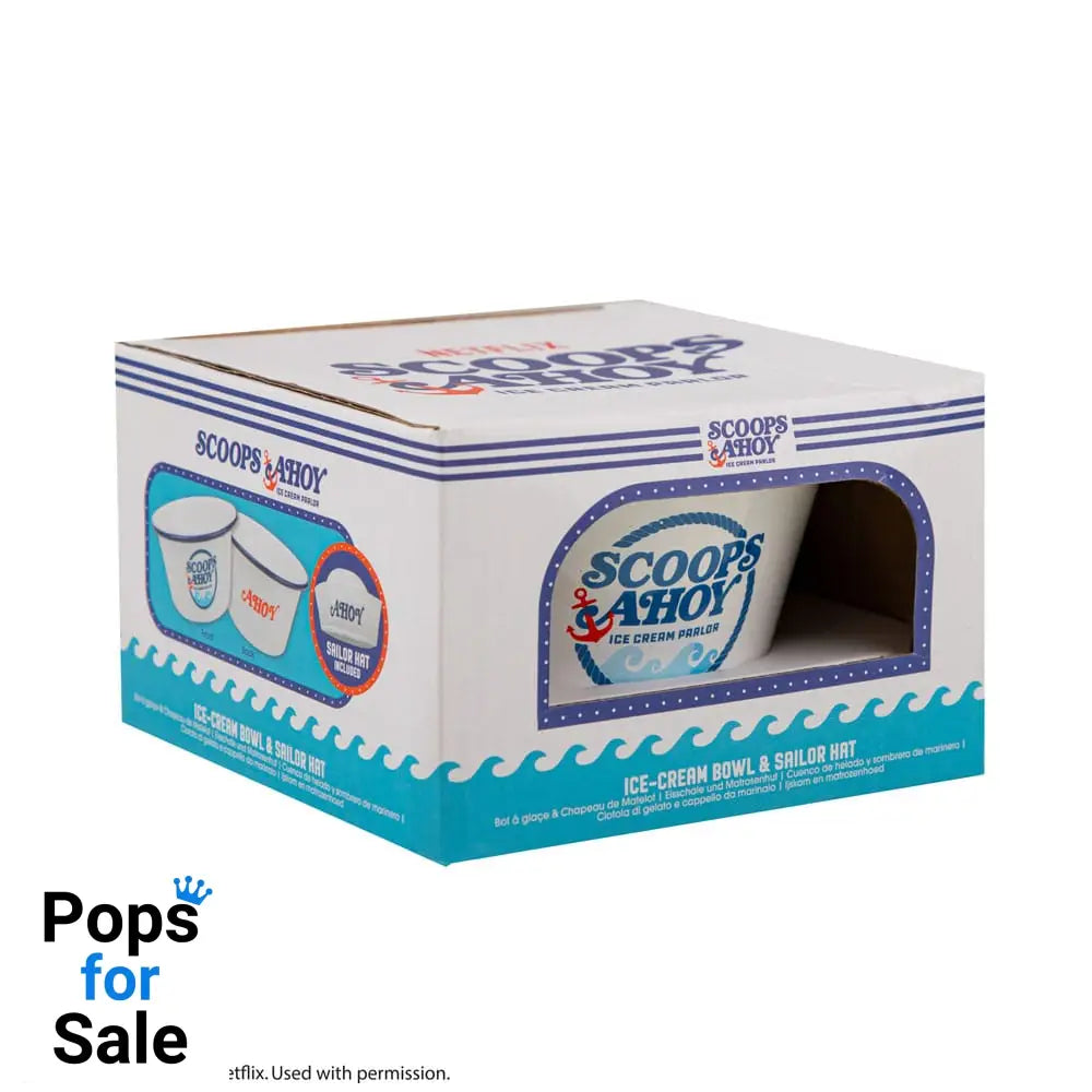 Stranger Things Ice Cream Bowl with Sailor Hat Scoops Ahoy