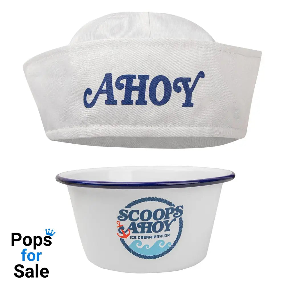 Stranger Things Ice Cream Bowl with Sailor Hat Scoops Ahoy Kitchen- and Tableware