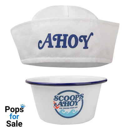 Stranger Things Ice Cream Bowl with Sailor Hat Scoops Ahoy Kitchen- and Tableware