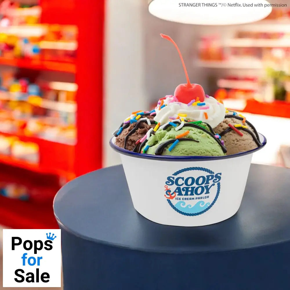 Stranger Things Ice Cream Bowl with Sailor Hat Scoops Ahoy