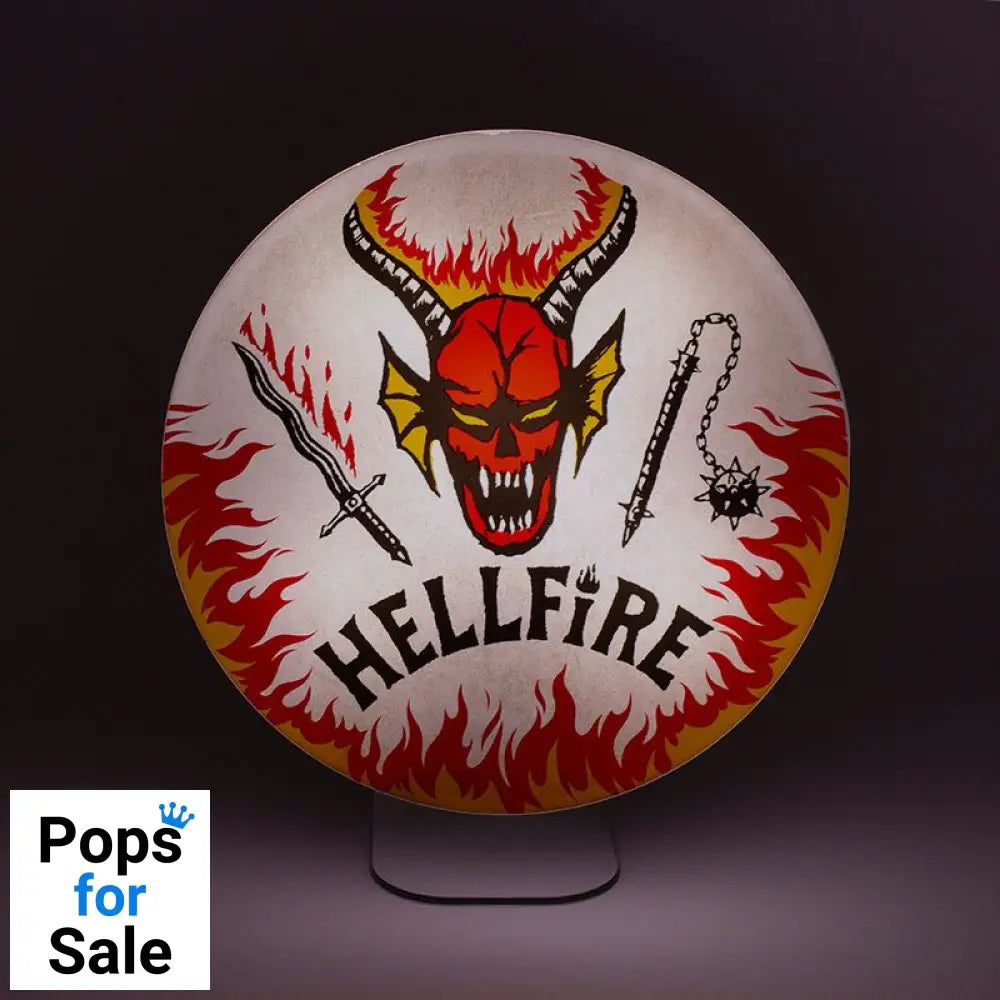 Stranger Things Lamp Hellfire Club Logo 20 cm
