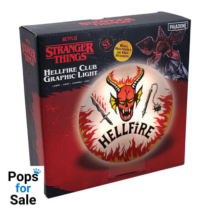 Stranger Things Lamp Hellfire Club Logo 20 cm