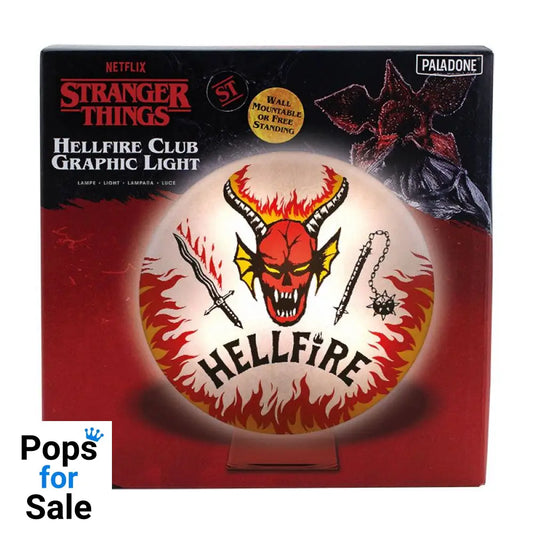 Stranger Things Lamp Hellfire Club Logo 20 cm
