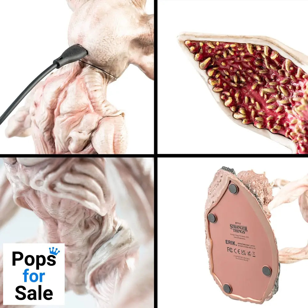 Stranger Things Lamp with USB-C Demogorgon