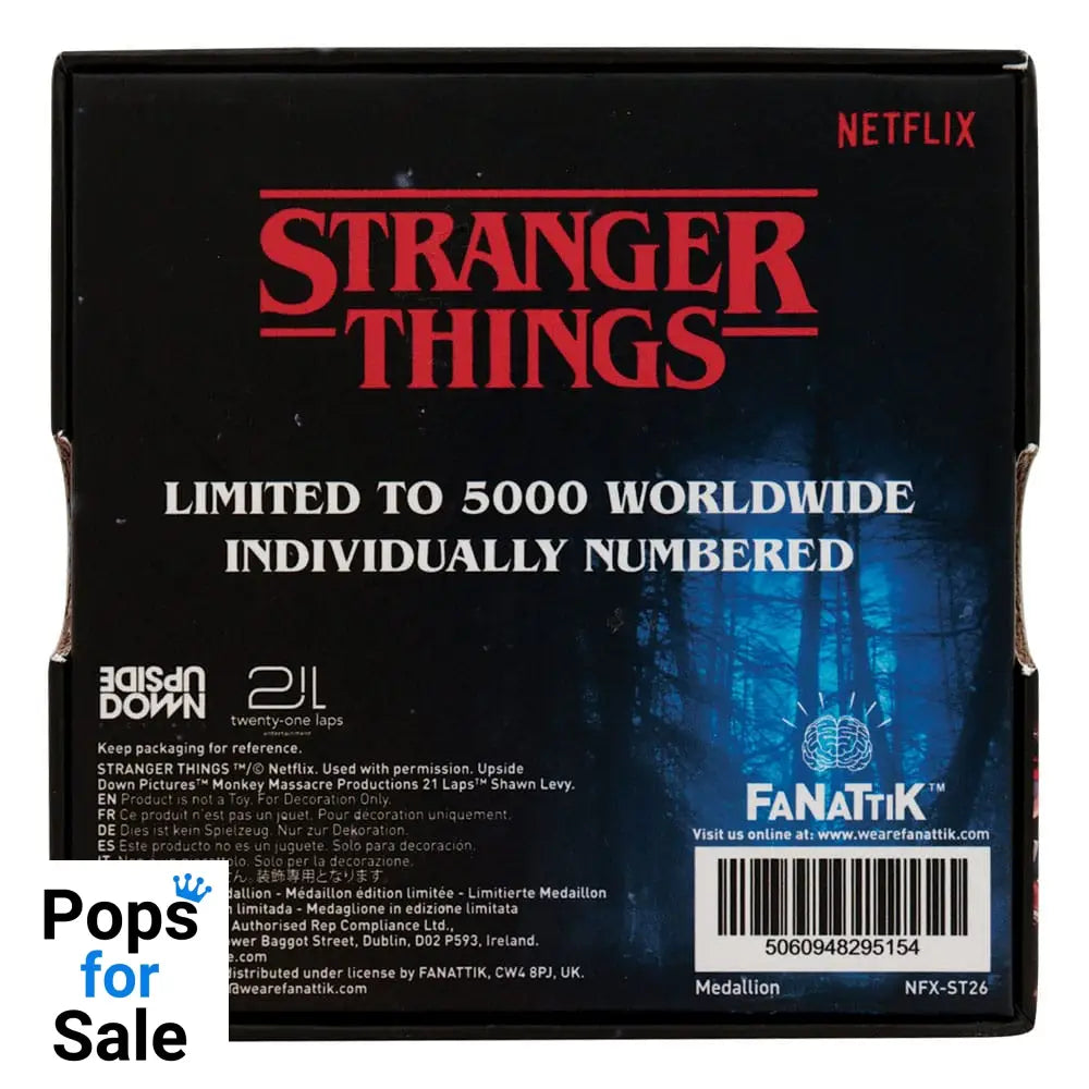 Stranger Things Medallion Hellfire Club Limited Edition